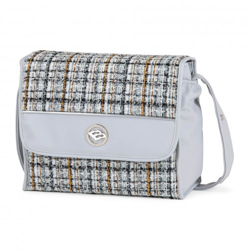 Bebecar Prive Changing Bag Carre - Woven Grey (386)